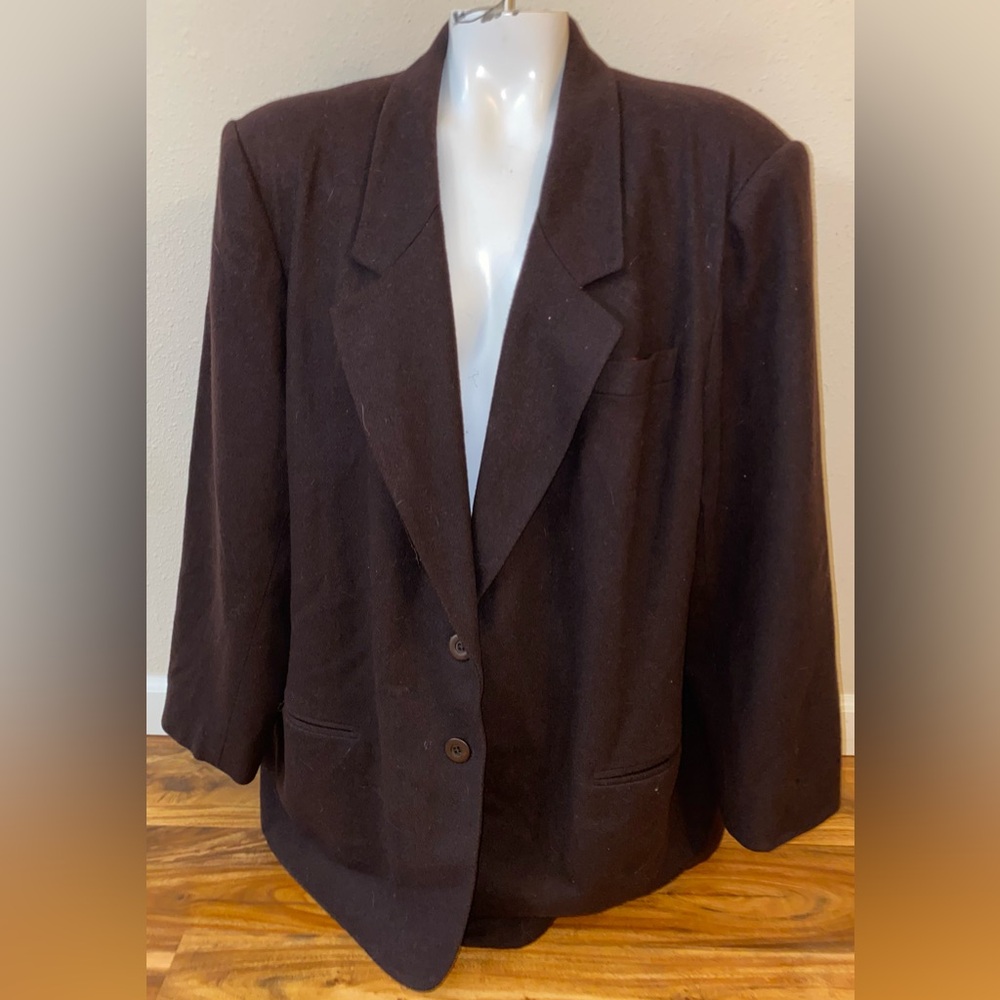 Private Concepts Vintage Wool Blazer Jacket